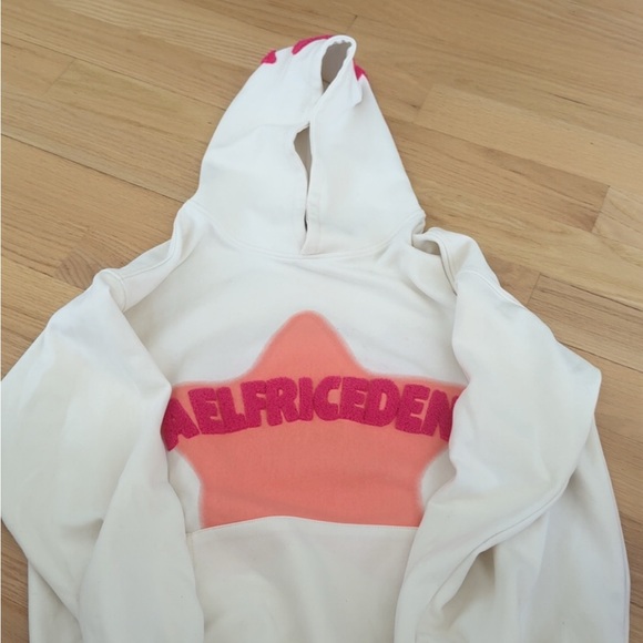 Aelfric Eden Kids Hoodie - Cream and Pink - Picture 1 of 2
